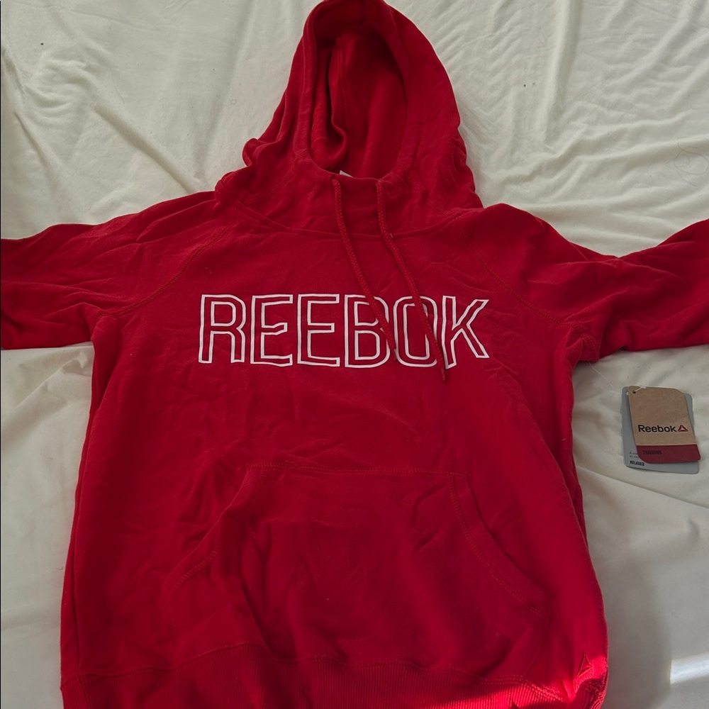 NWT Reebok Logo Red  Hoodie